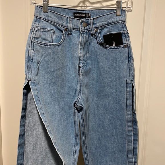 Shape Vintage wash extreme split detail jean *sold out online, - Picture 3 of 13